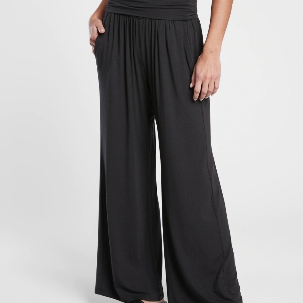 Athleta Studio Wide Leg Pant